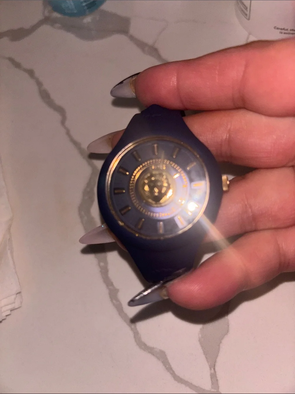 Versus By Versace Navy and Gold watch (woman’s)